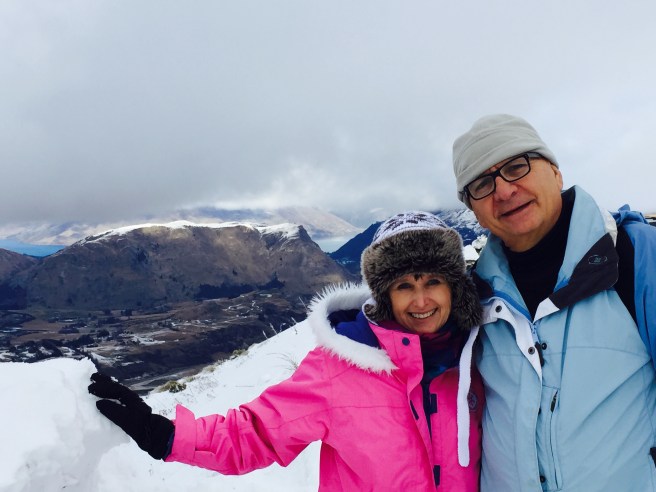 The cloud clearing as we are going home.