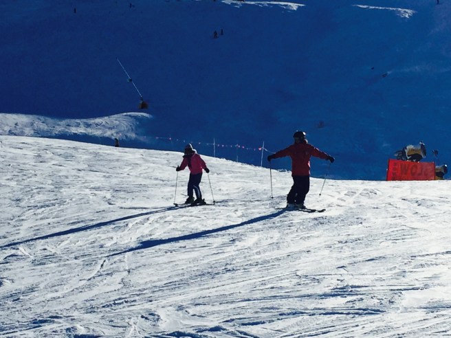 Jen having her lesson