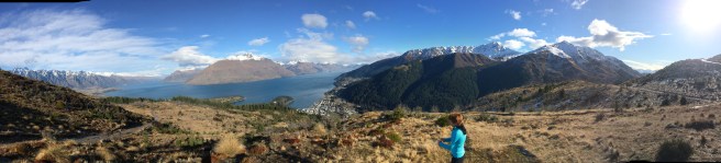Panorama from the top of the walk